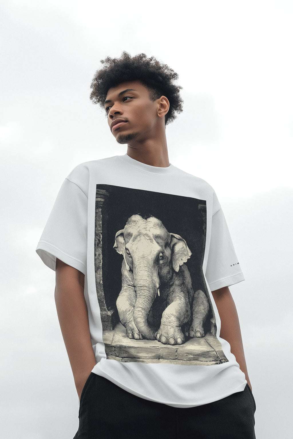 ANIMA I – Men's Heavyweight Tee | 305 GSM Oversized