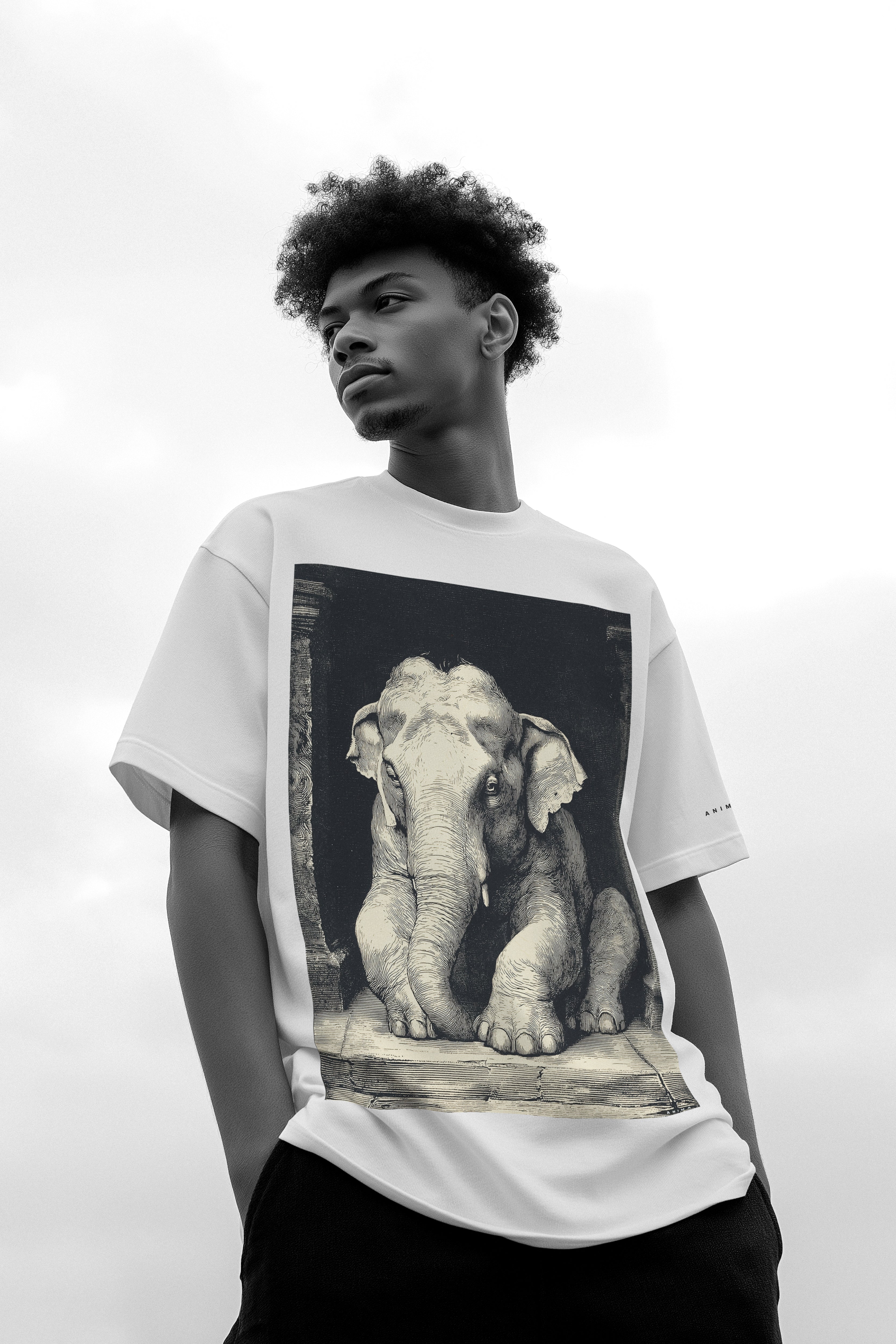 ANIMA I – Men's Heavyweight Tee | 305 GSM Oversized