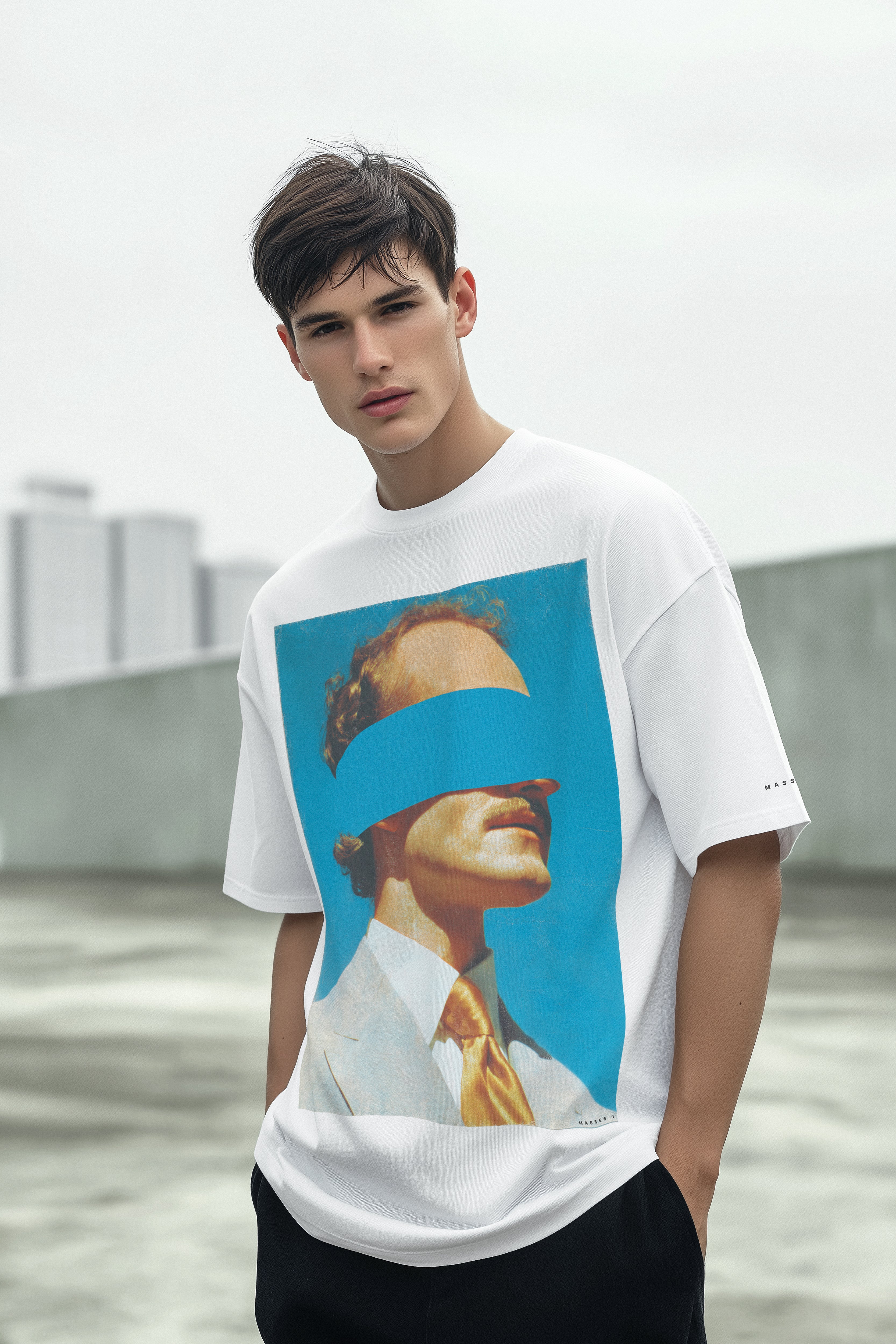 MASSES I – Men's Heavyweight Tee | 305 GSM Oversized