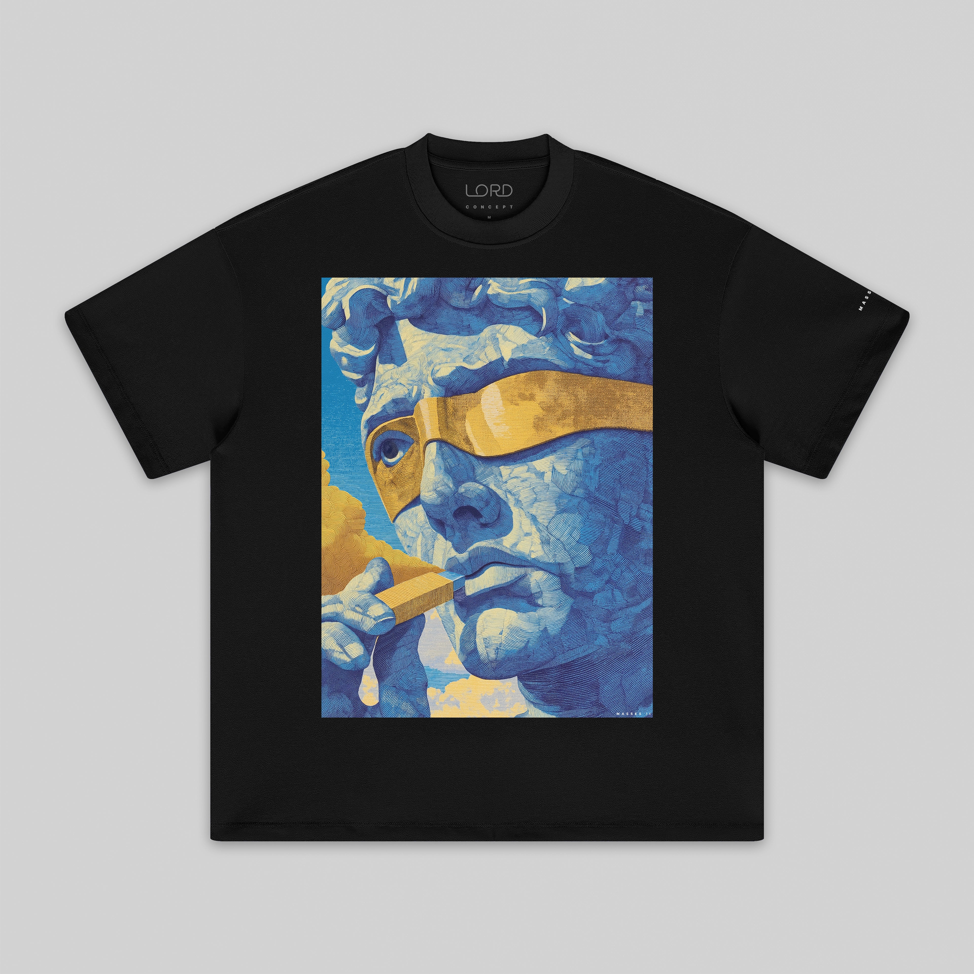 MASSES II – Men's Heavyweight Tee | 305 GSM Oversized